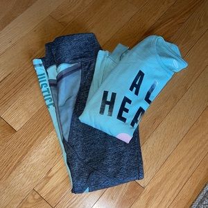 Justice leggings and old navy top (Match perfectly)